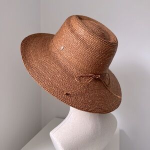 helen kaminski raffia fedora hat